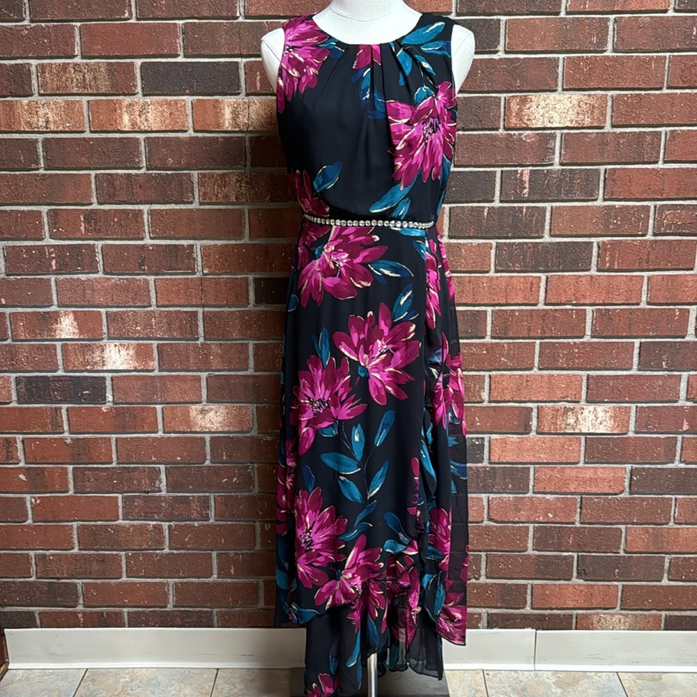 Alexa B‎ Nites Vibrant Floral Dress Size 4
